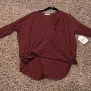 Altar’d state wrap long sleeve shirt